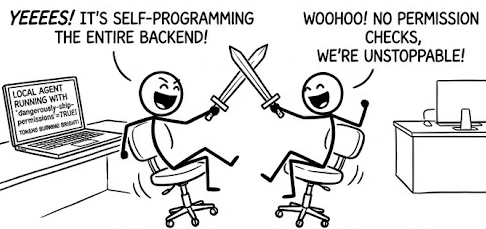 Agent credential isolation diagram